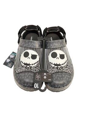 Disney Tim Burton's Nightmare Before Christmas Mens Sz 10 Clog/Sandals Ground Up